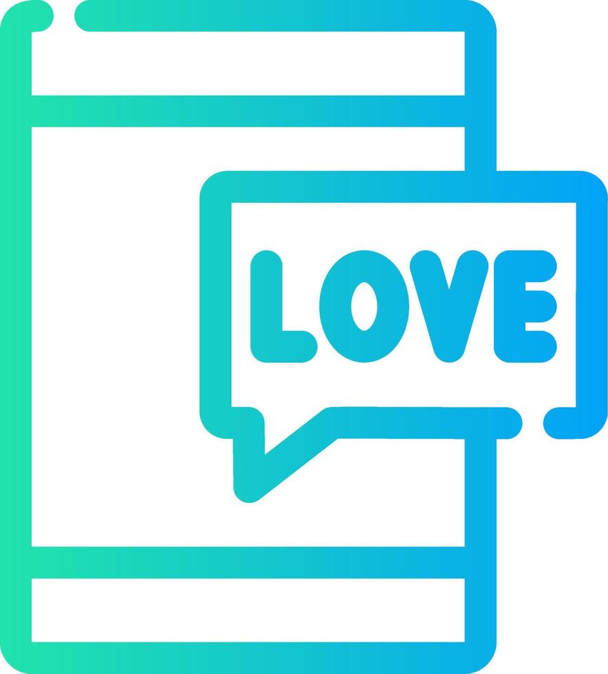 Love Call Creative Icon Design vector