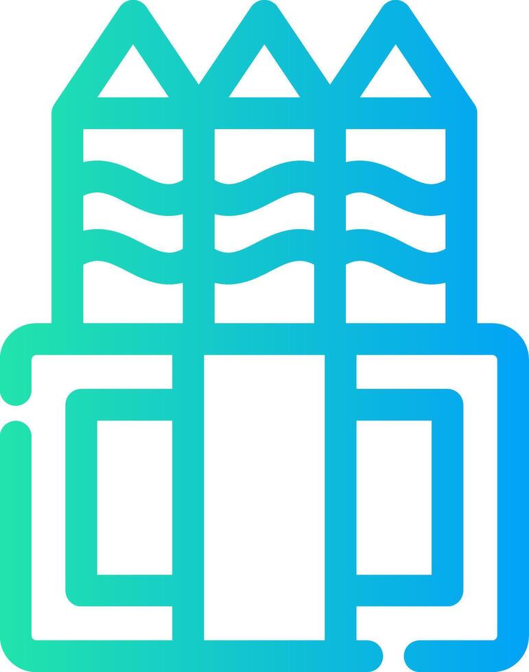Line Different Gradient Design vector