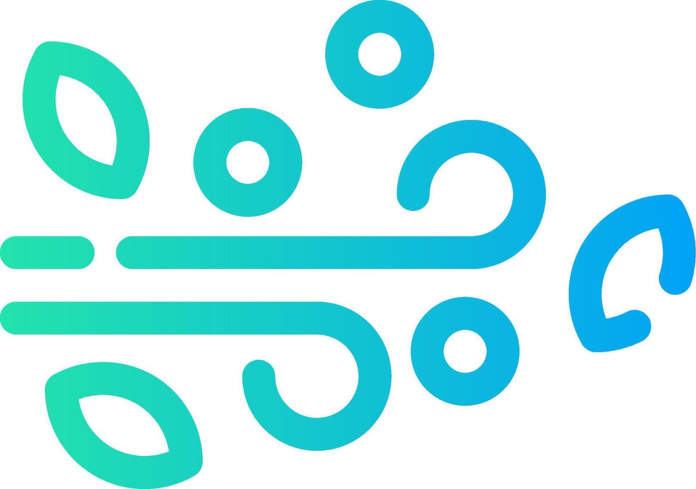 Wind Creative Icon Design vector