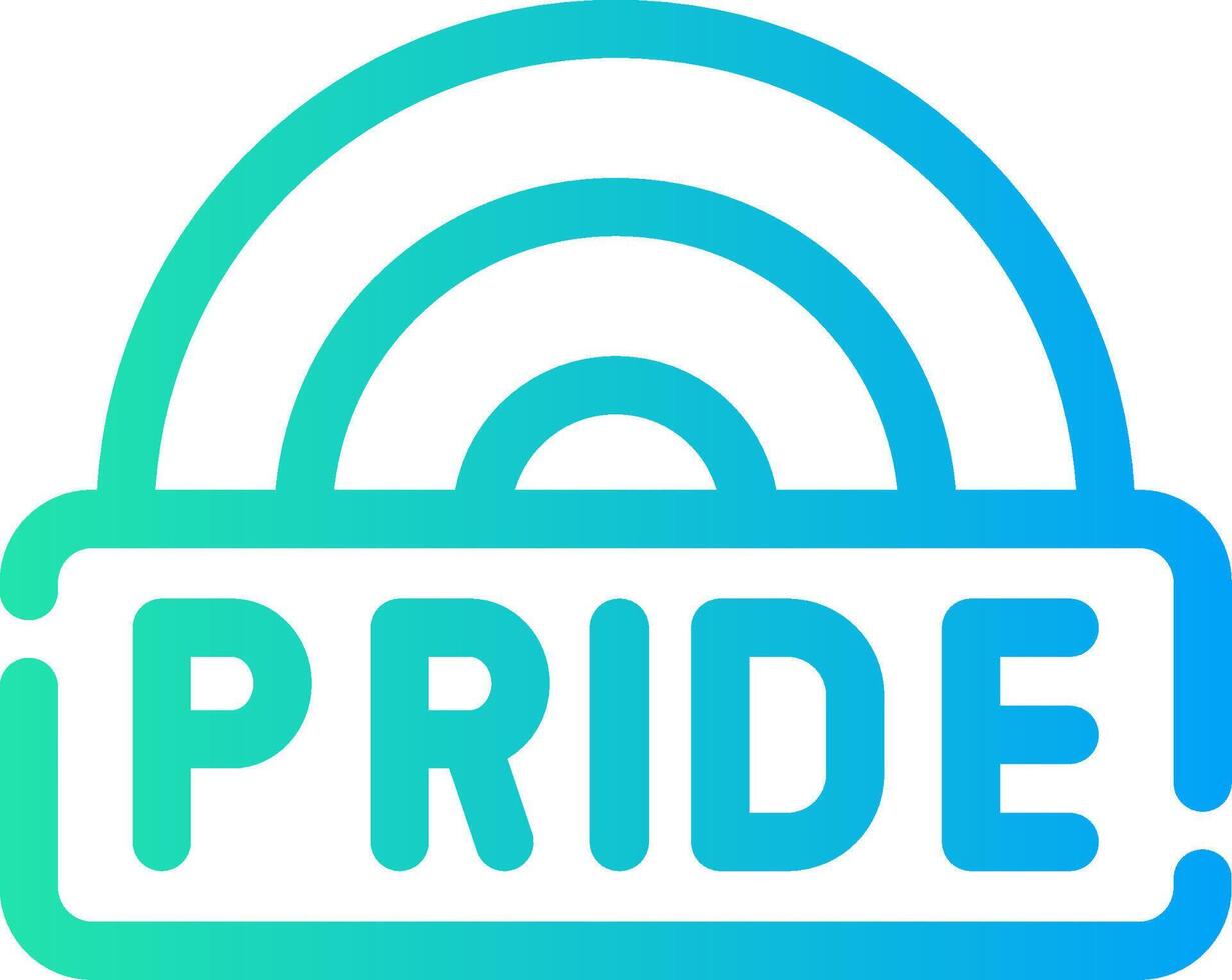 Pride Creative Icon Design vector