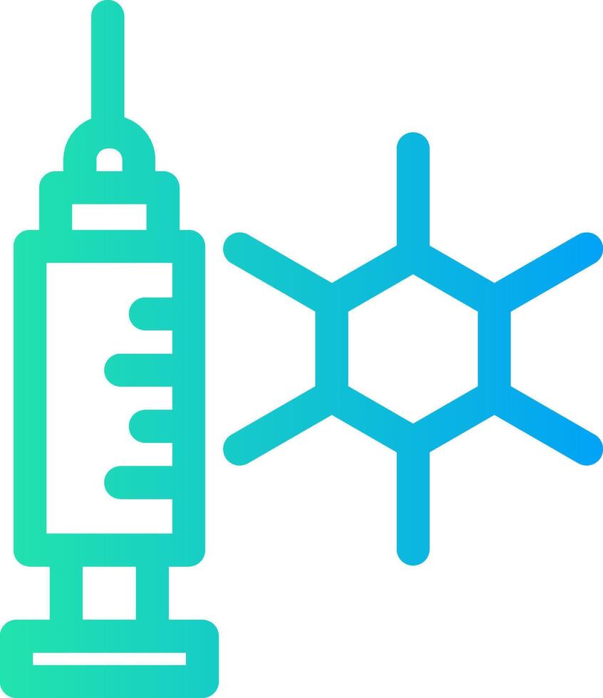 Hormonal Therapy Creative Icon Design vector