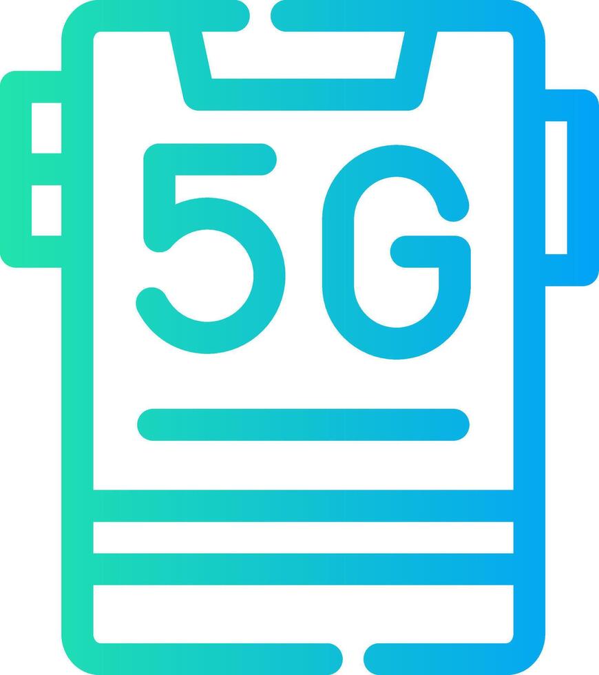 5G Creative Icon Design vector