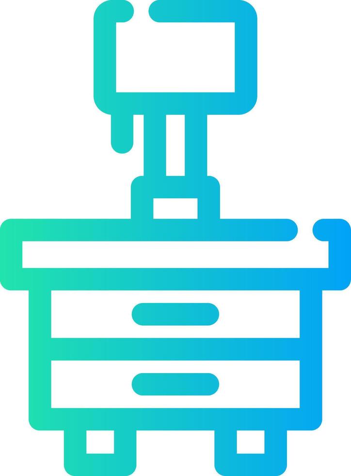 Side Table Creative Icon Design vector