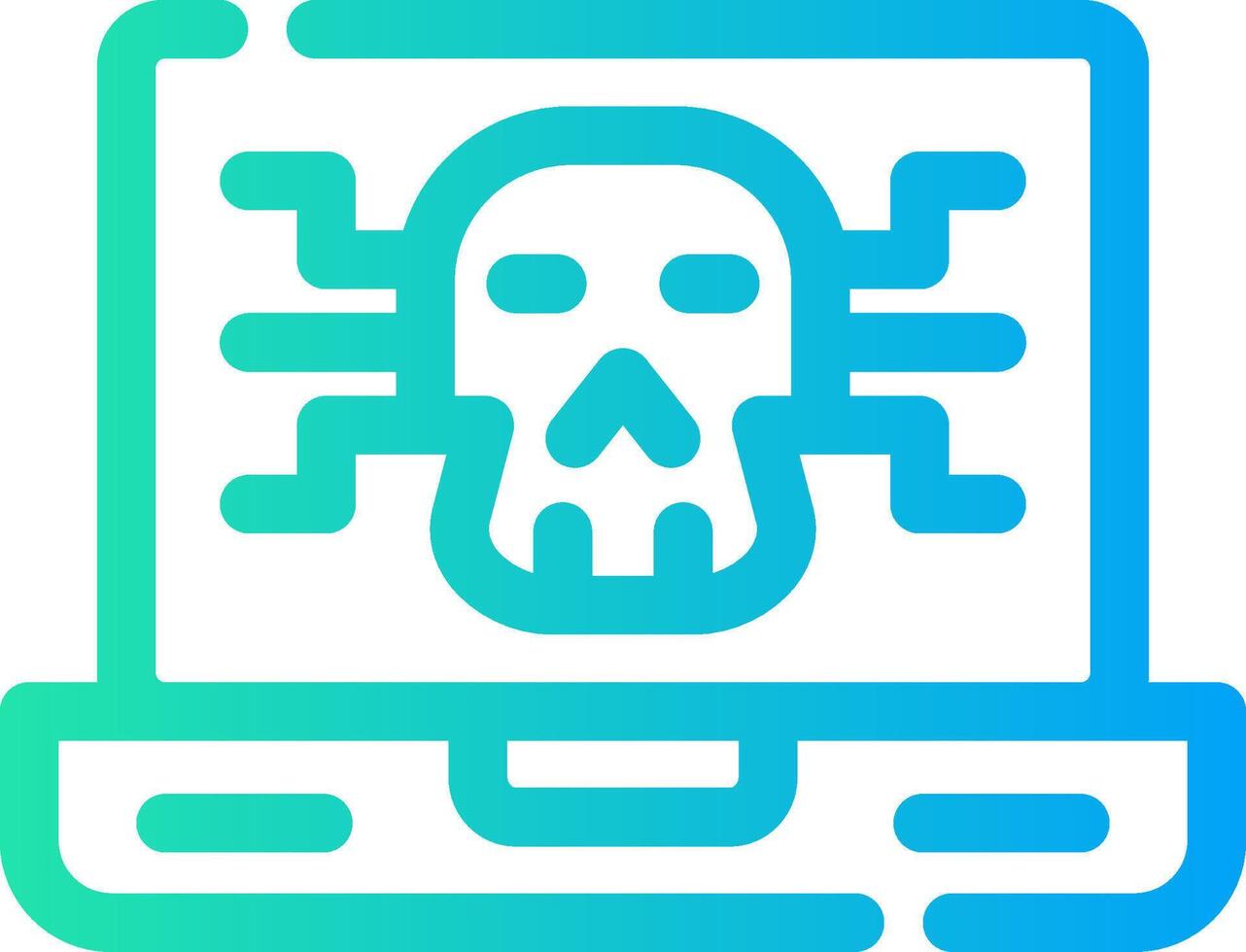 Malware Creative Icon Design vector