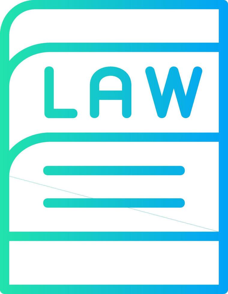 Law Book Creative Icon Design vector