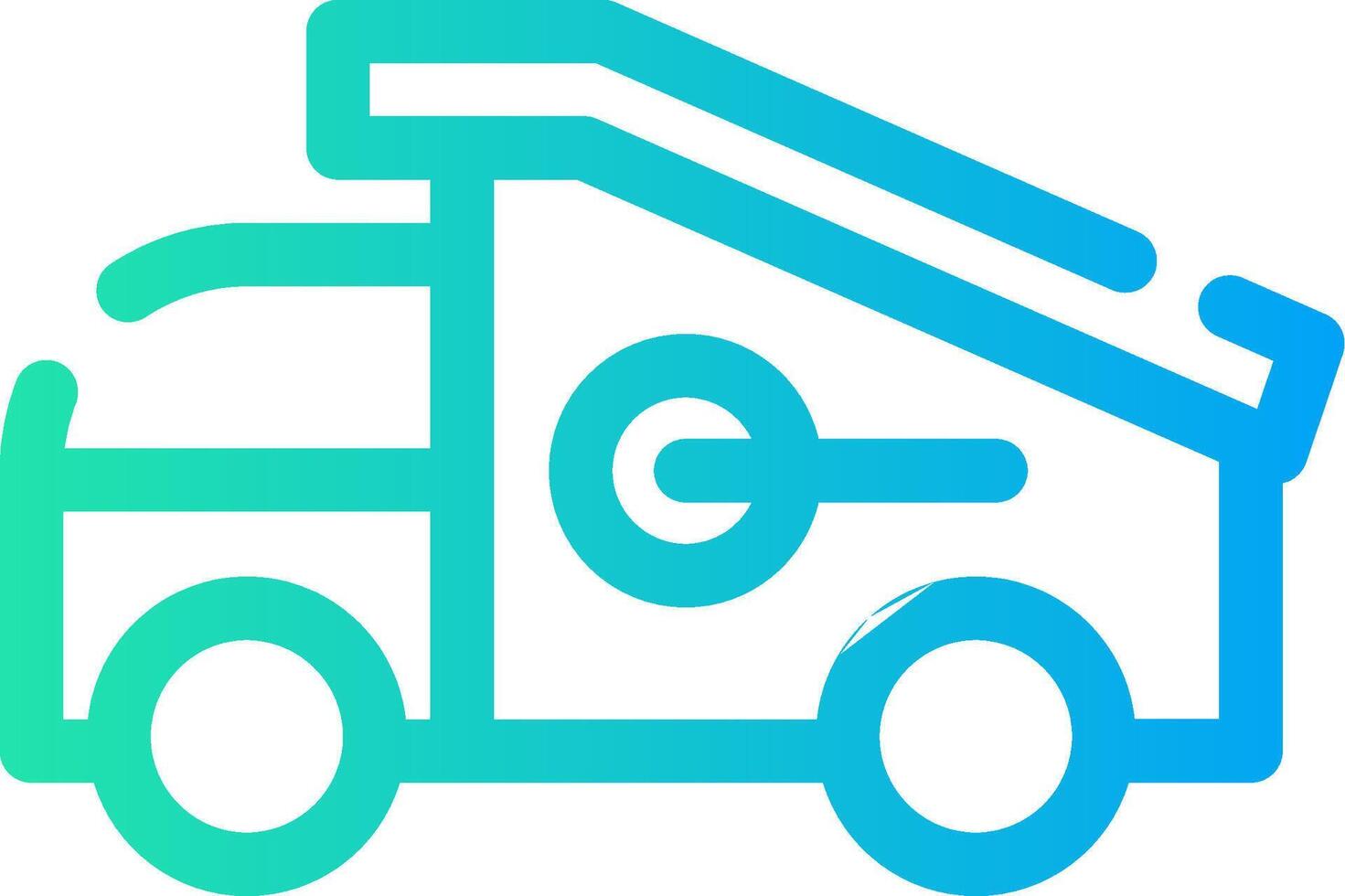 Truck Creative Icon Design vector
