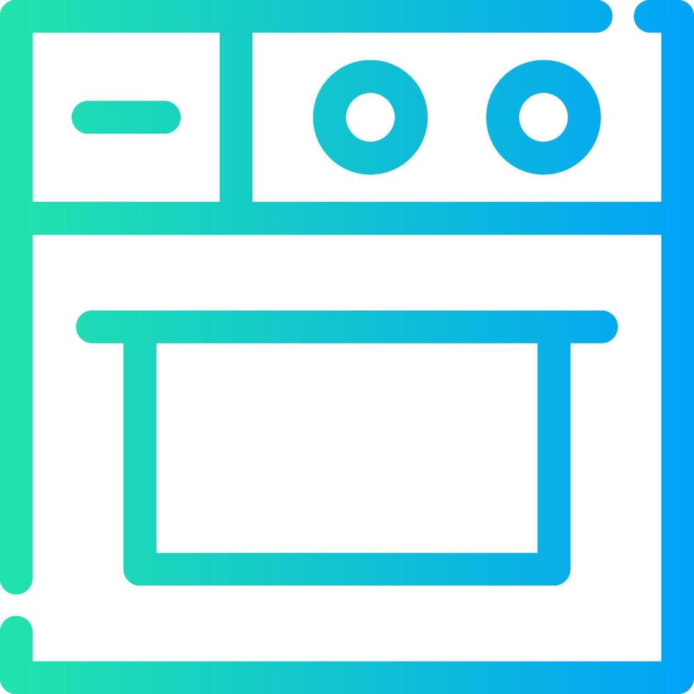 Oven Creative Icon Design vector
