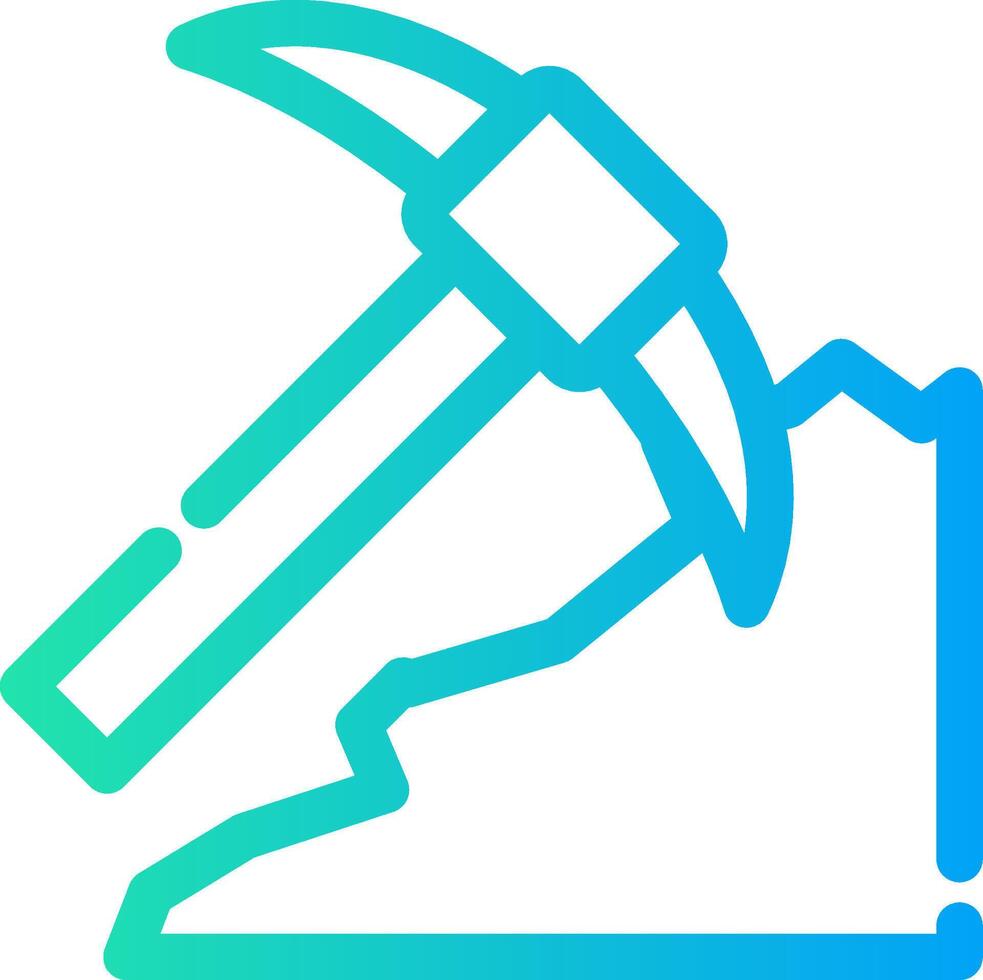 Mining Creative Icon Design vector