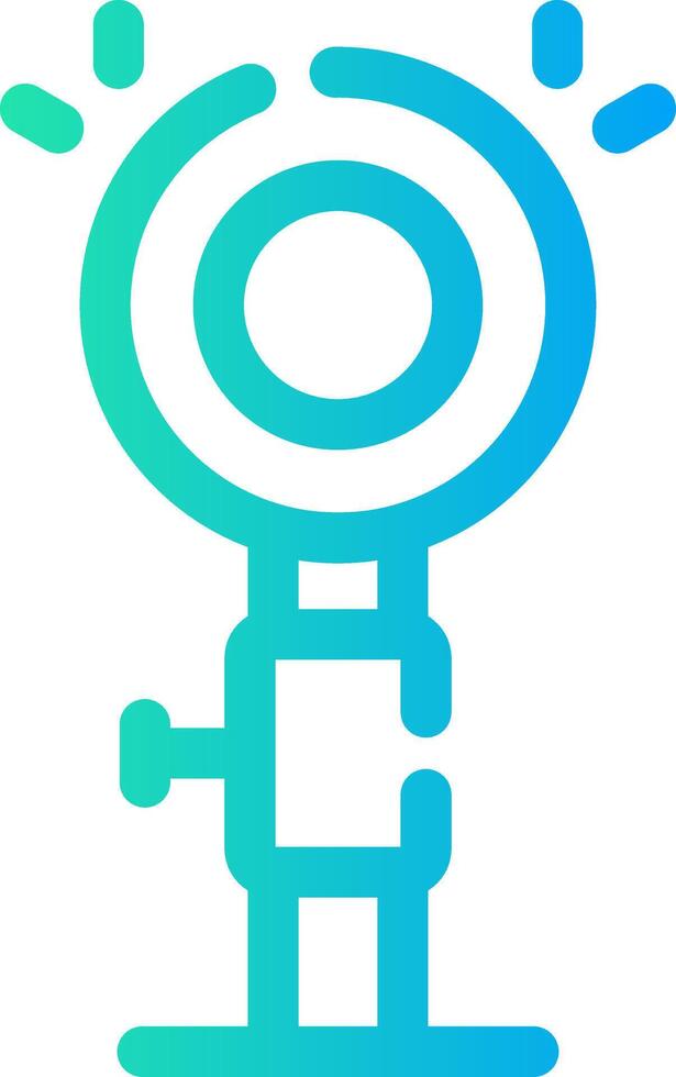 Light Creative Icon Design vector