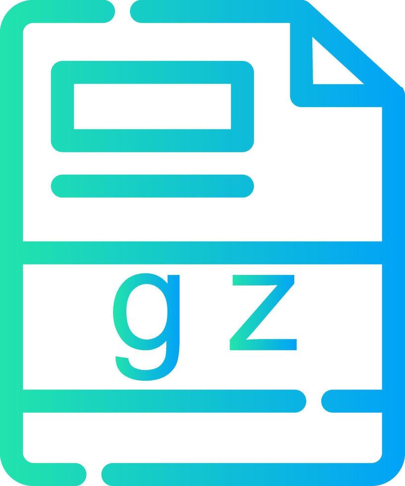 gz Creative Icon Design vector