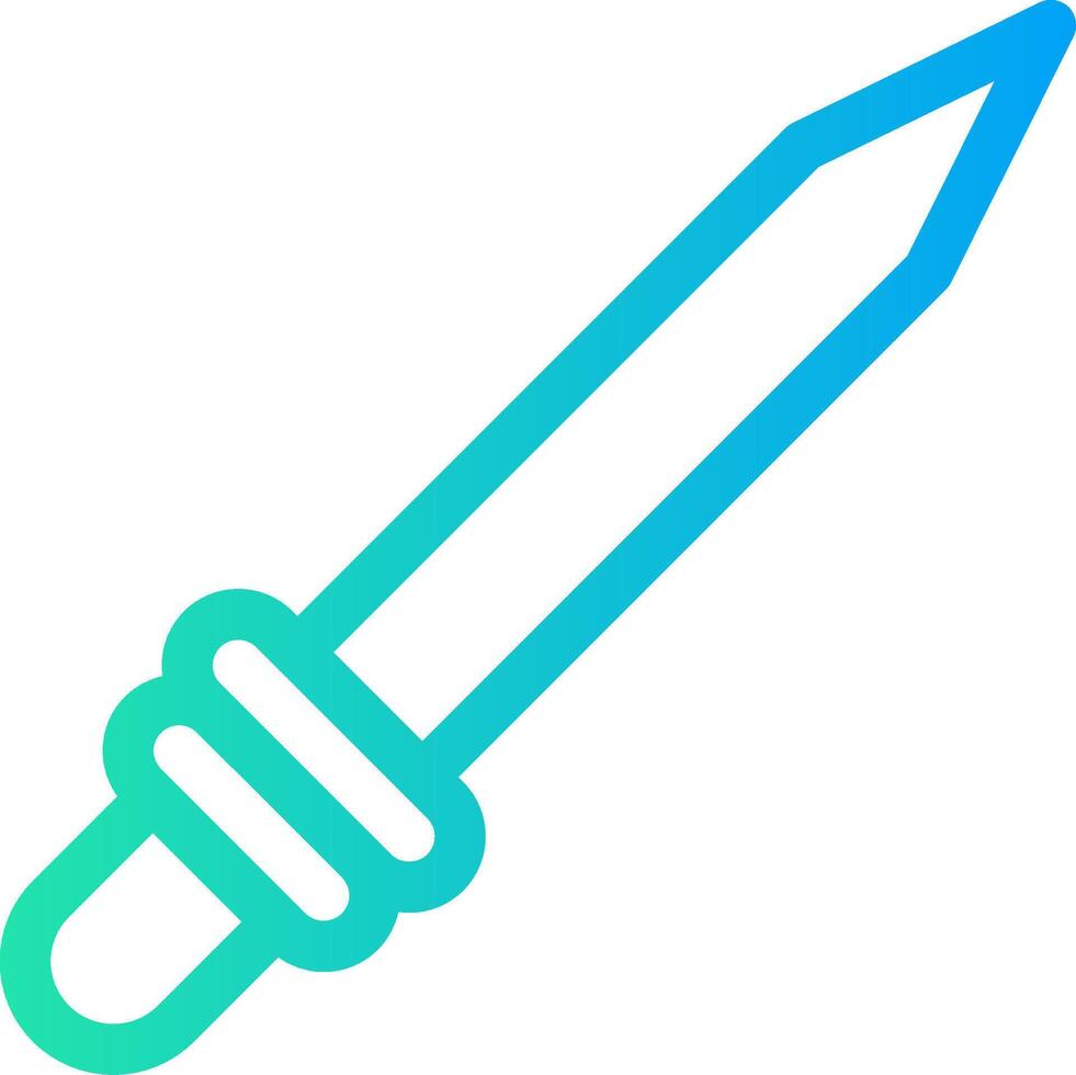 Balloon Sword Creative Icon Design vector