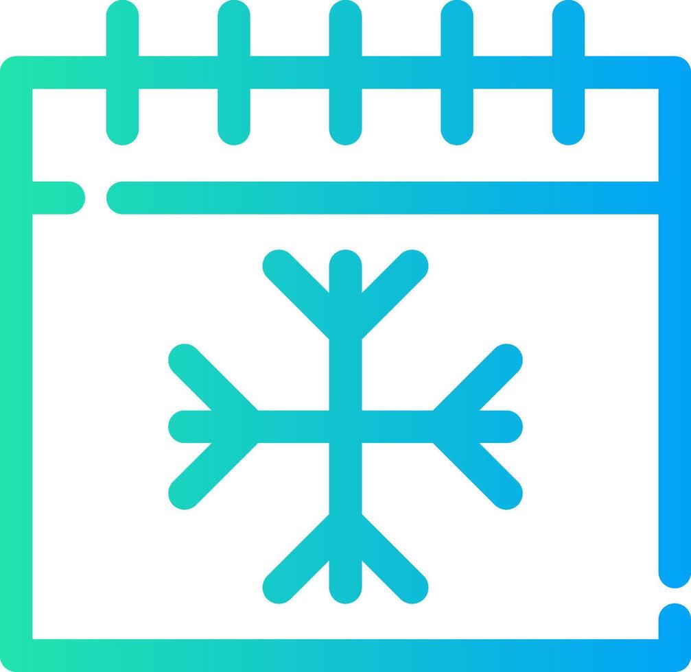 Winter Creative Icon Design vector