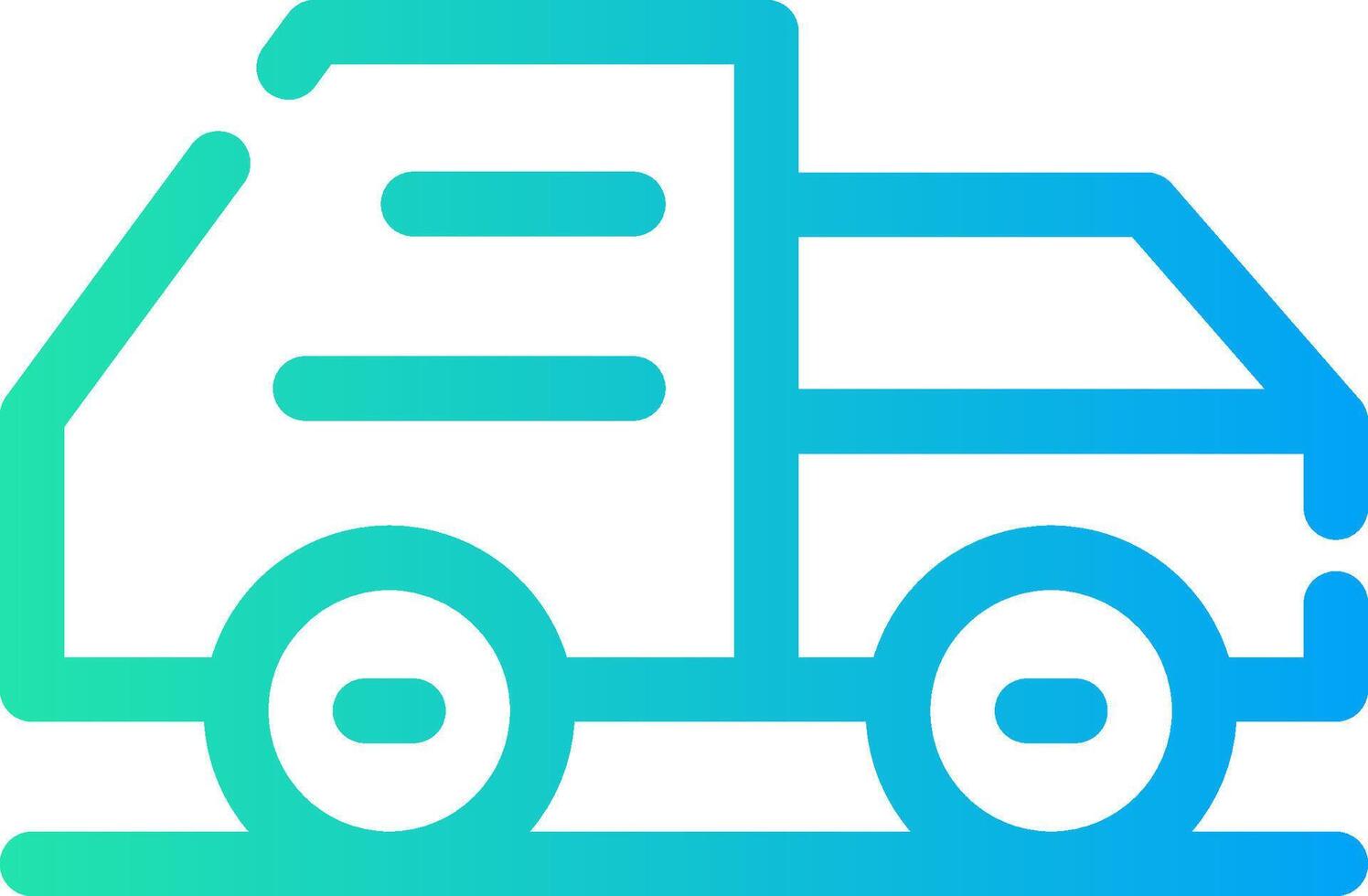 Garbage Truck Creative Icon Design vector