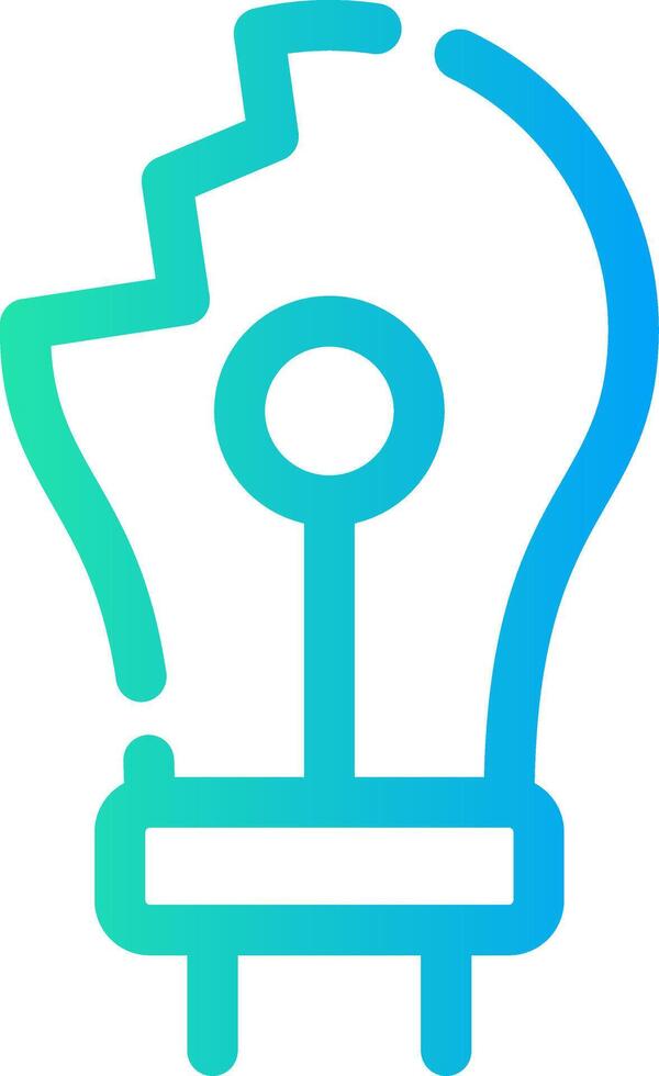 Bulb Creative Icon Design vector