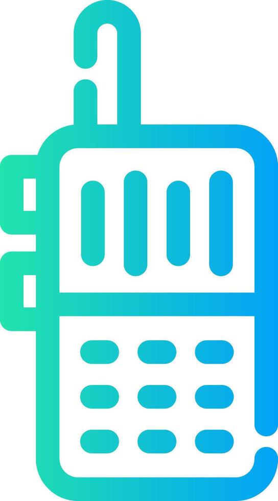 Walkie Talkies Creative Icon Design vector