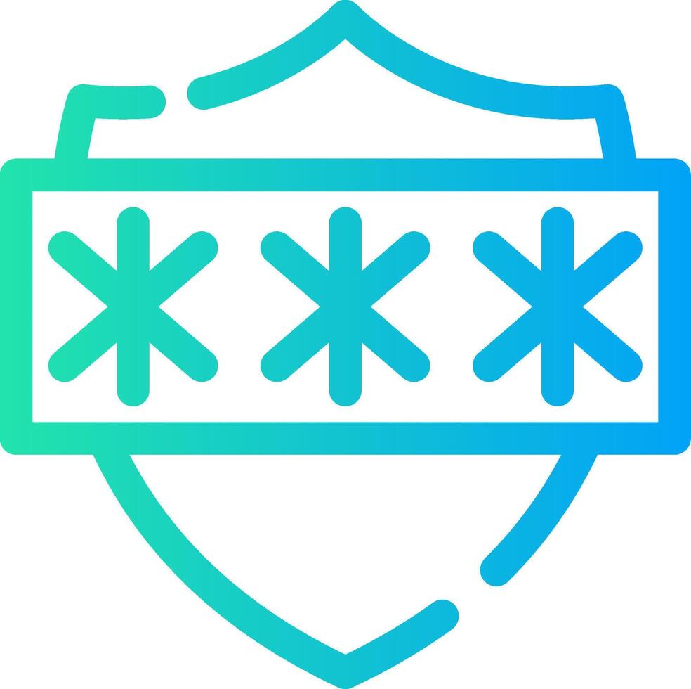 Password Creative Icon Design vector