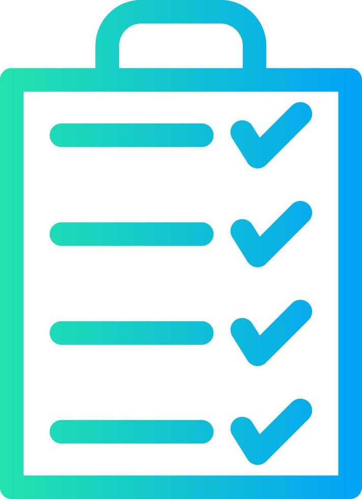 Checklist Creative Icon Design vector