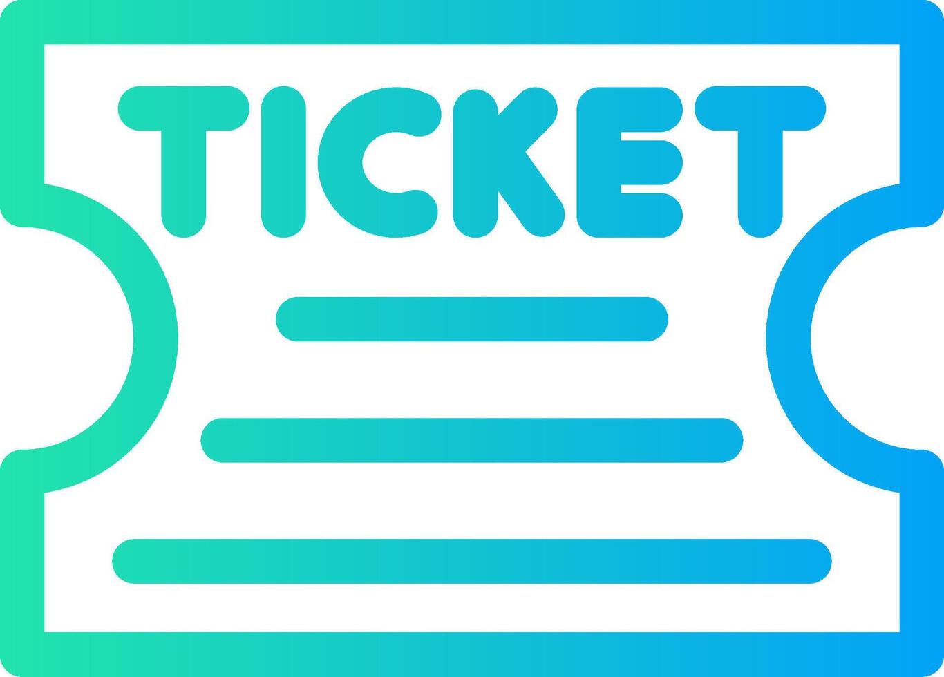 Ticket Creative Icon Design vector