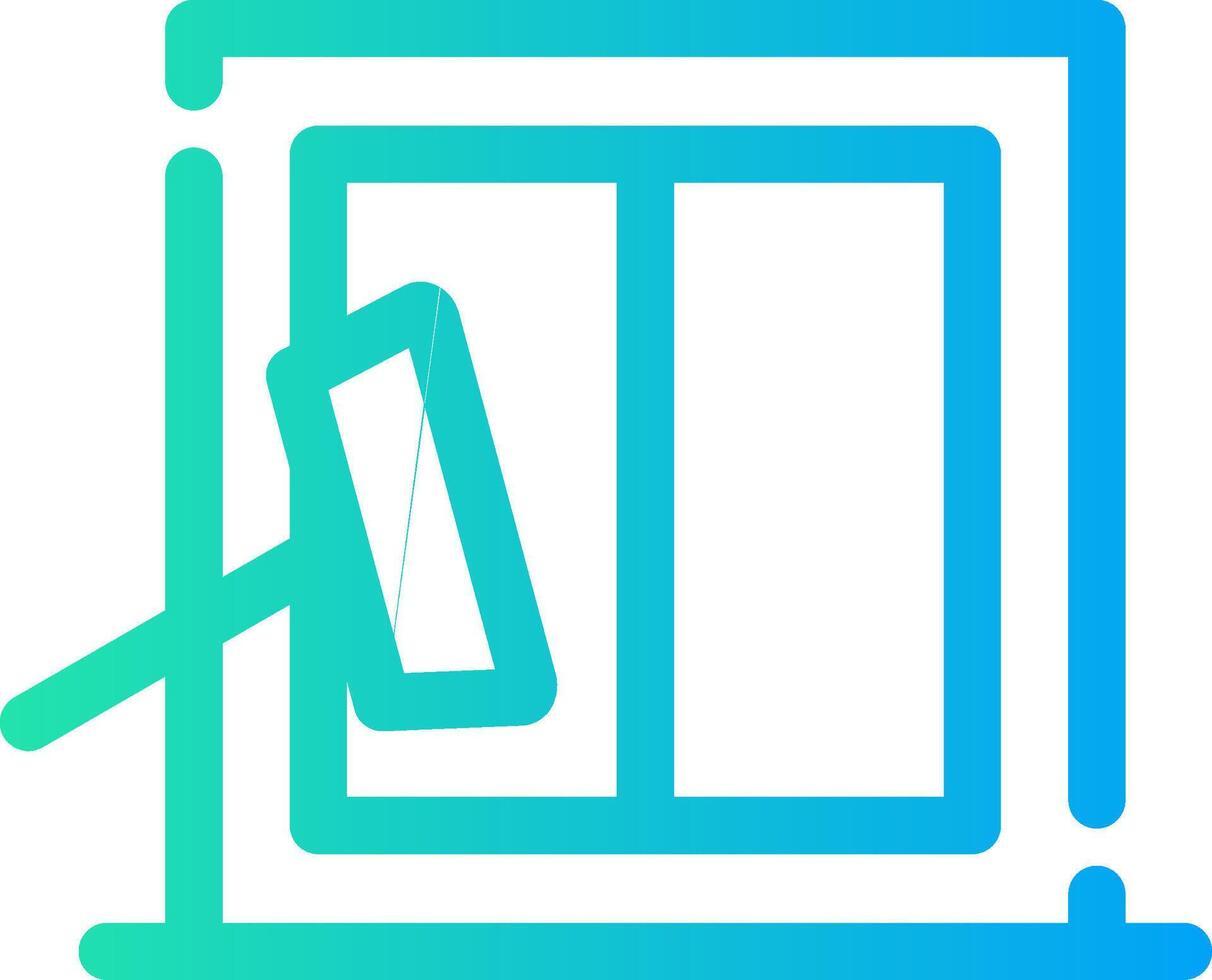 Glass Cleaning Creative Icon Design vector