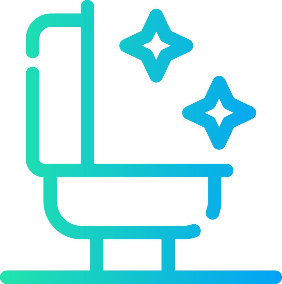 Bathroom Cleaning Creative Icon Design vector