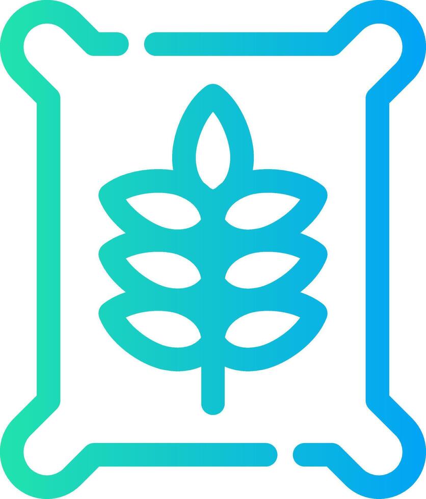 semilla bolso creativo icono diseño vector