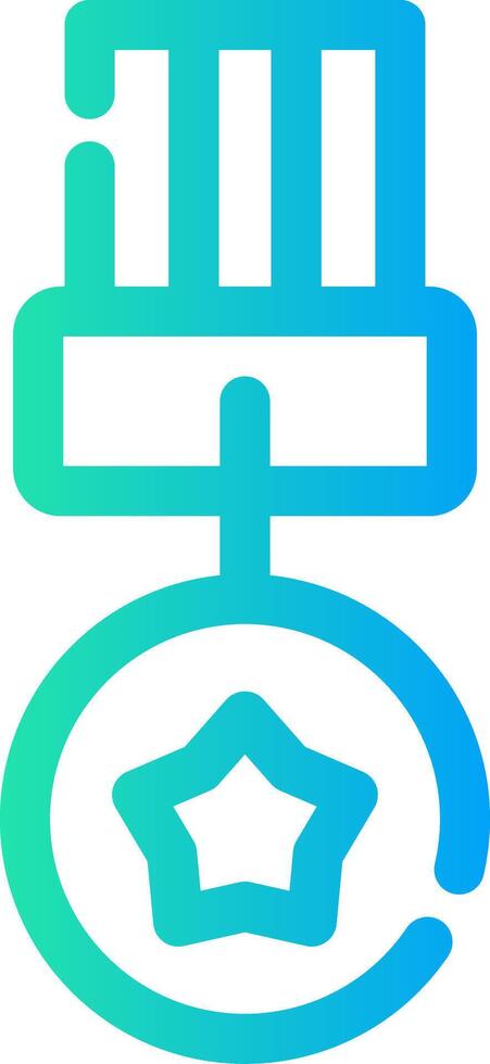 Line Different Gradient Design vector