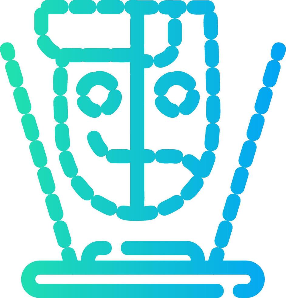 Hologram Creative Icon Design vector