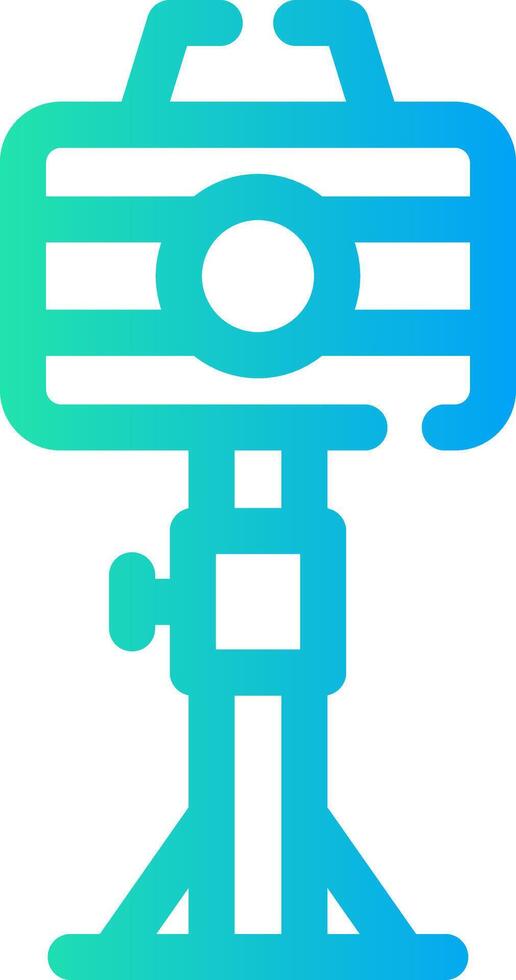 Camera Stand Creative Icon Design vector