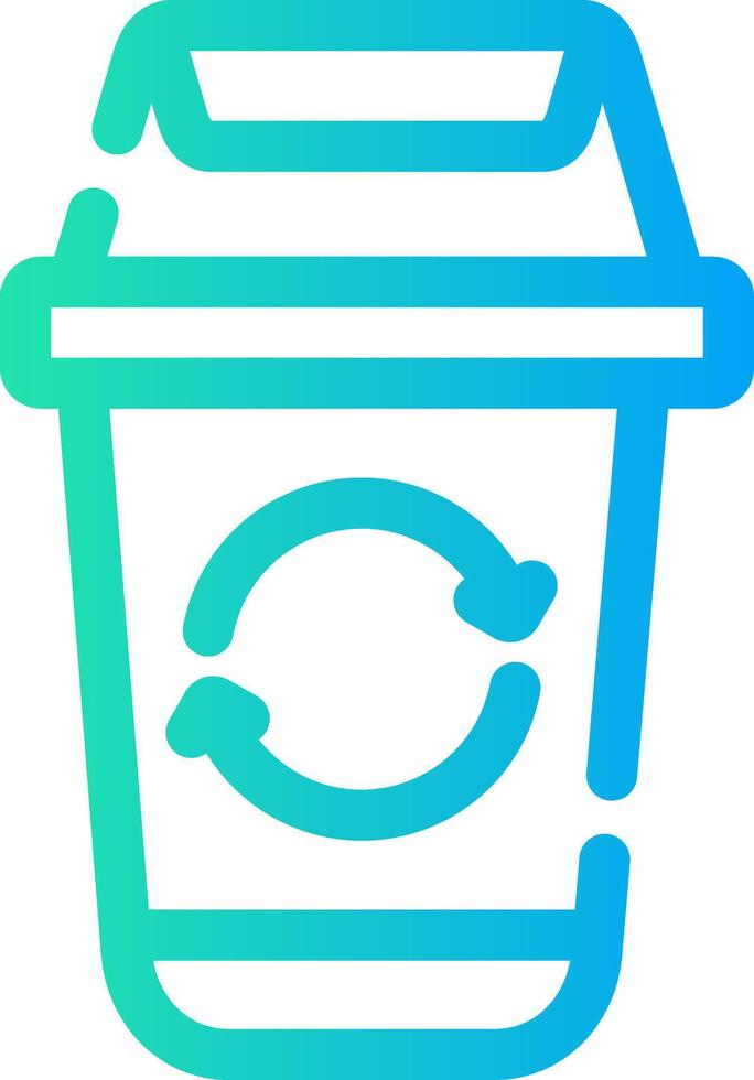 Trash Recycle Creative Icon Design vector