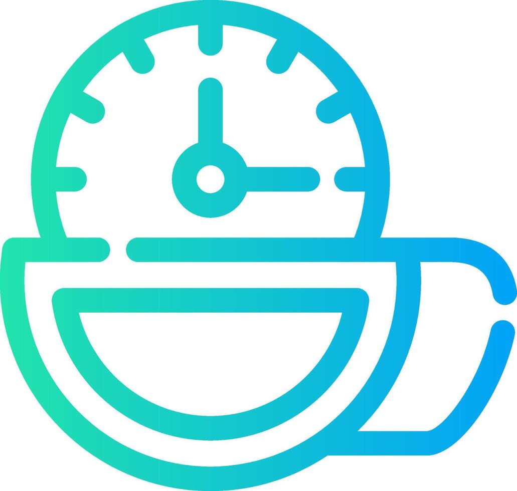 Tea Time Creative Icon Design vector