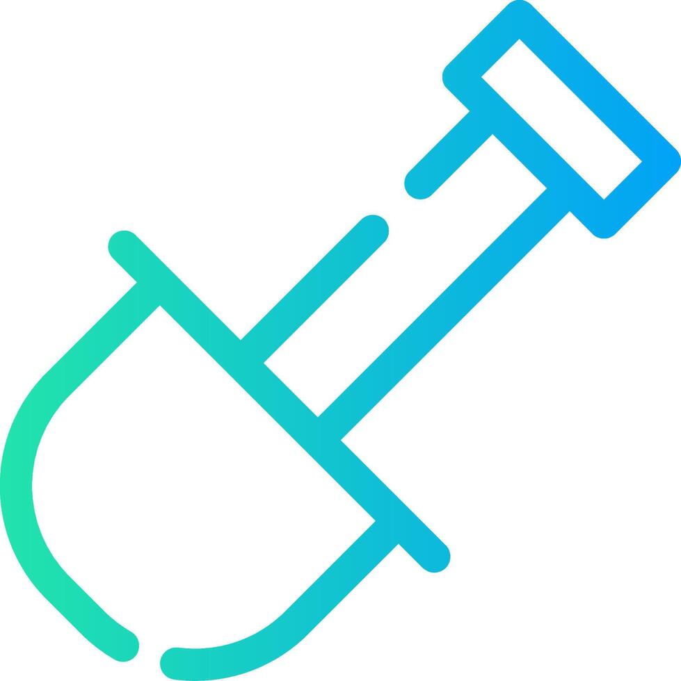 Shovel Creative Icon Design vector