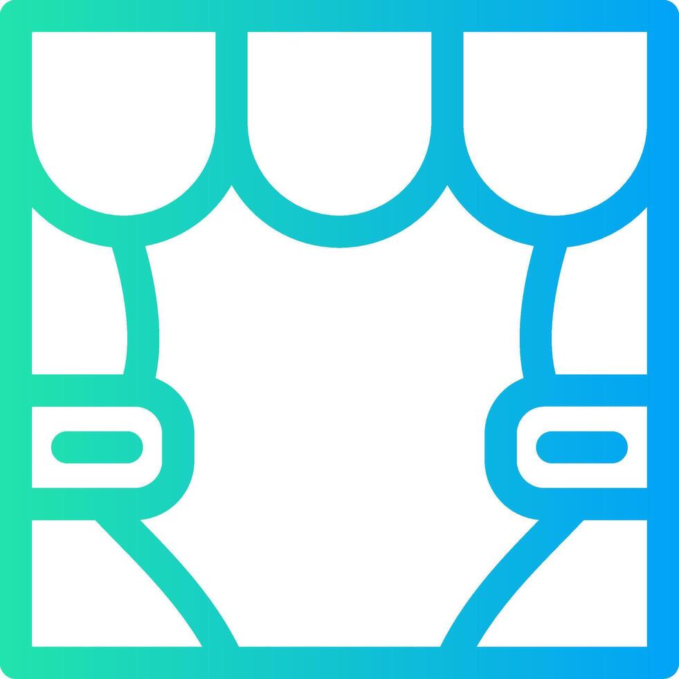 Stage Creative Icon Design vector