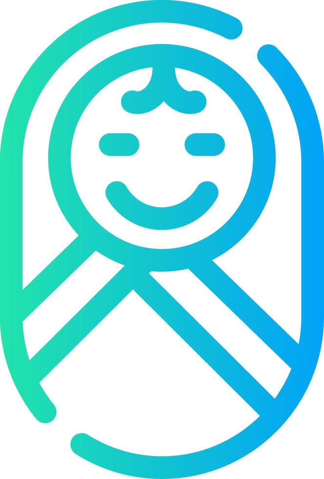 Newborn Baby Creative Icon Design vector