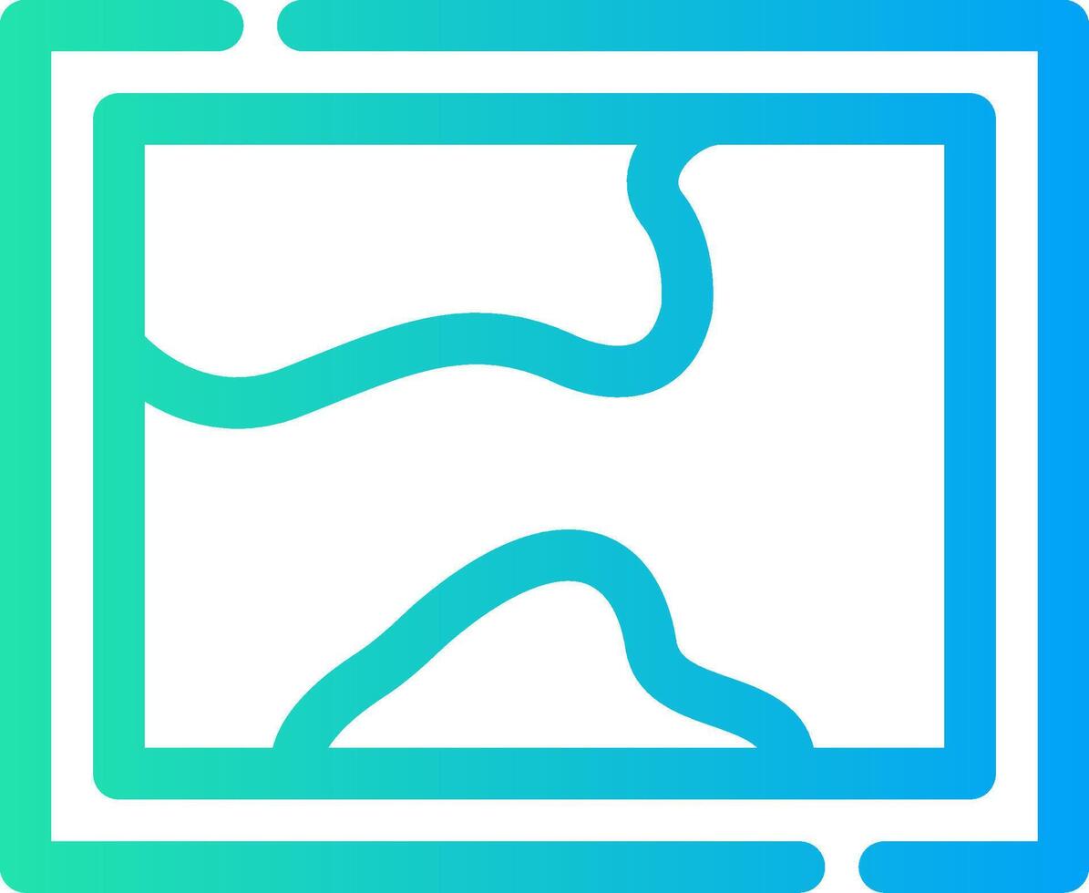 Map Creative Icon Design vector