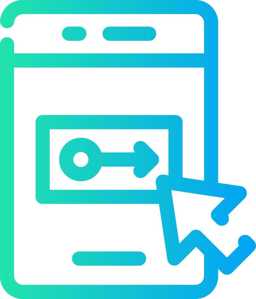 Landing Page Creative Icon Design vector
