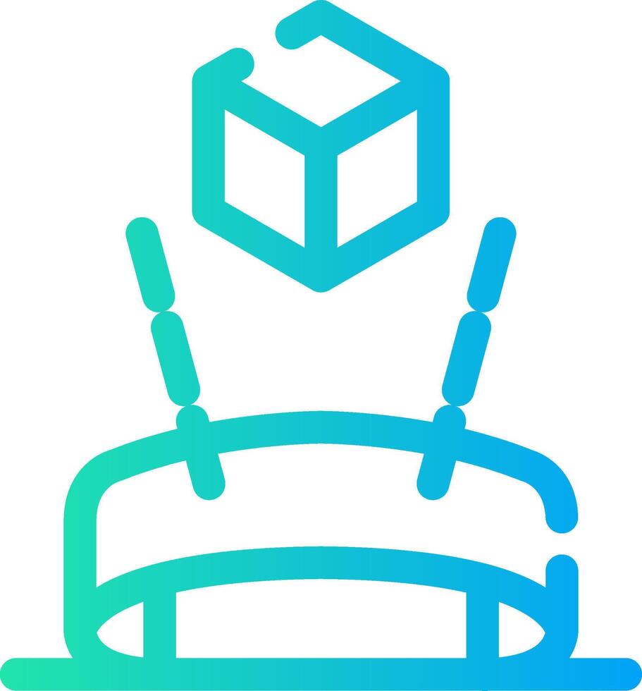Head Up Display Creative Icon Design vector