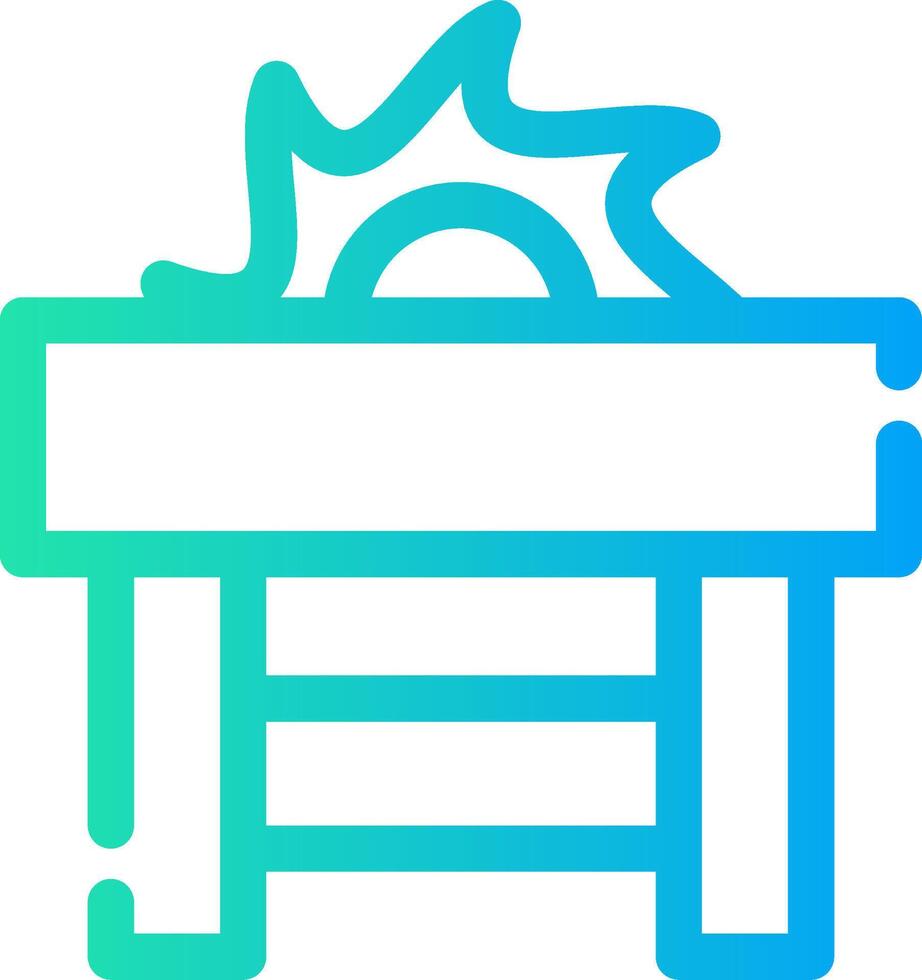 Saw Blade Creative Icon Design vector