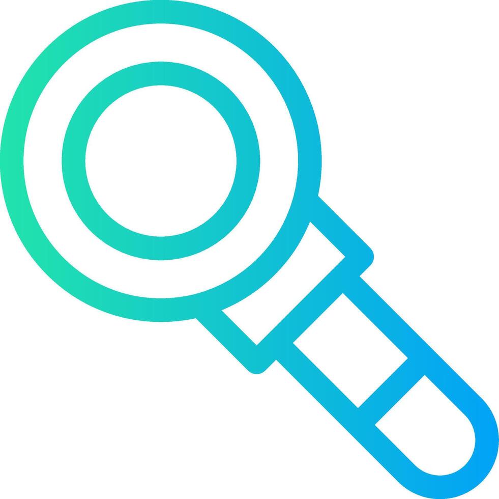 Magnifying Glass Creative Icon Design vector