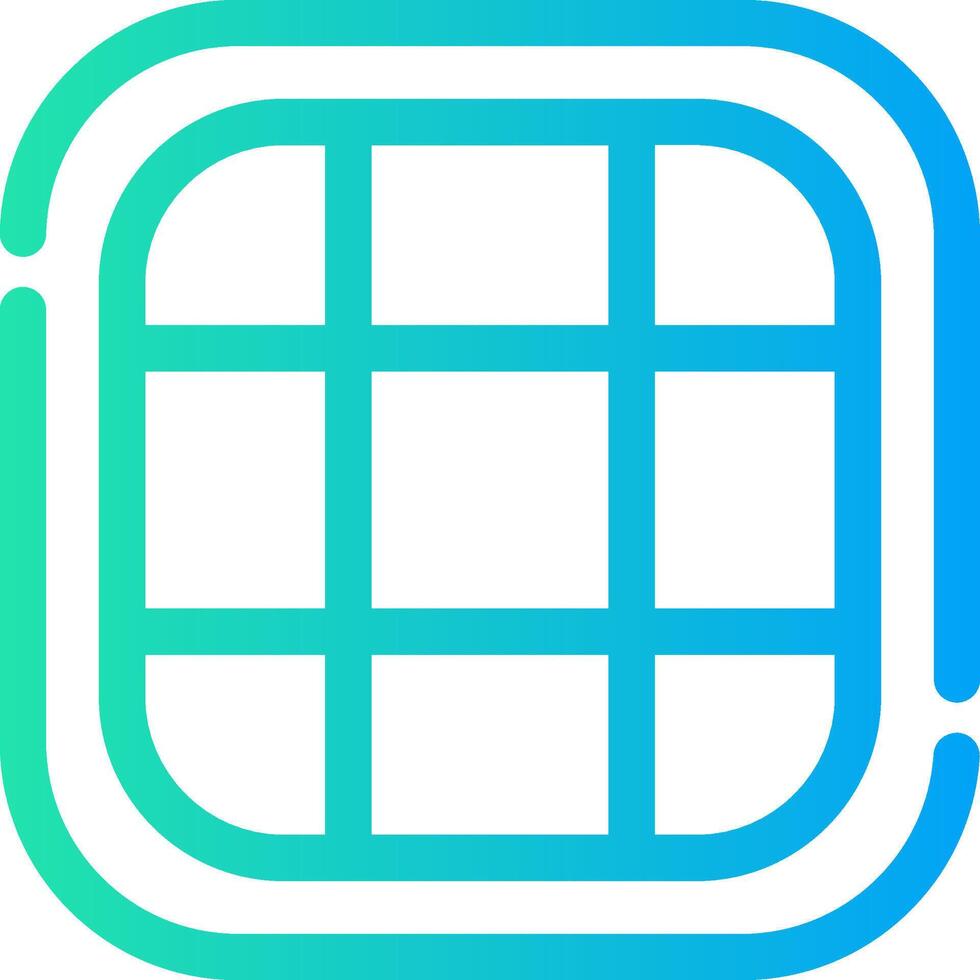 Grid Creative Icon Design vector