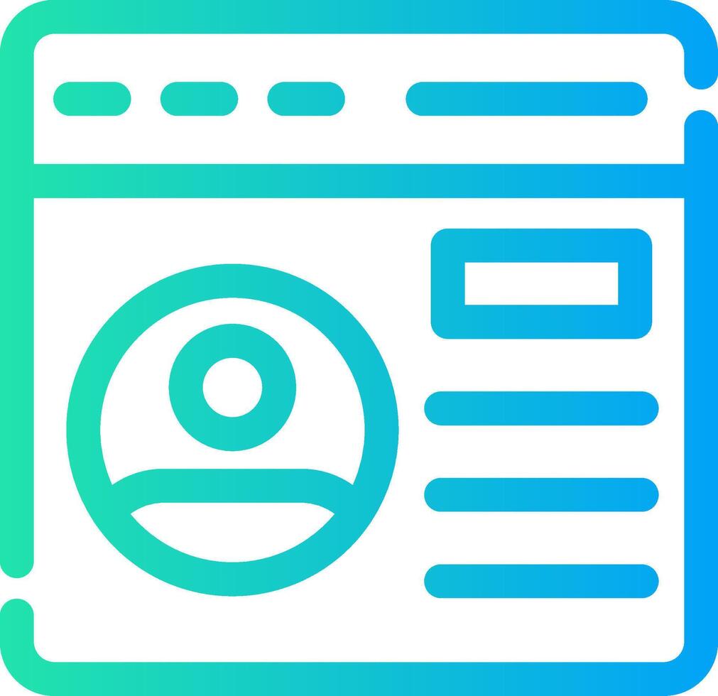 Blog Creative Icon Design vector