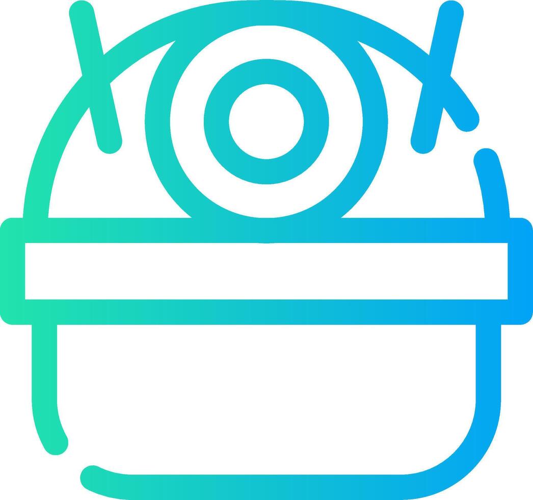 Helmet Creative Icon Design vector