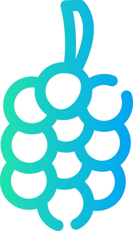 Grapes Creative Icon Design vector