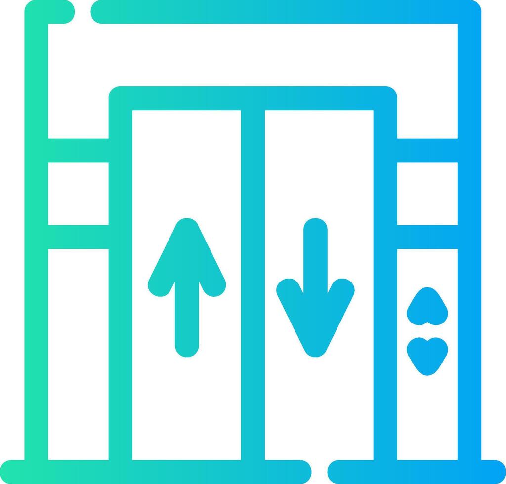 Elevator Creative Icon Design vector