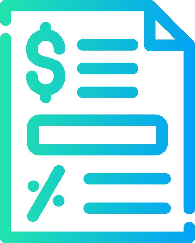Bill Creative Icon Design vector