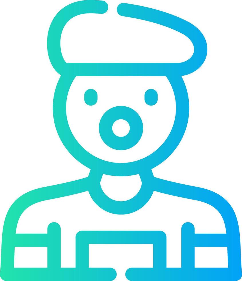Mime Creative Icon Design vector