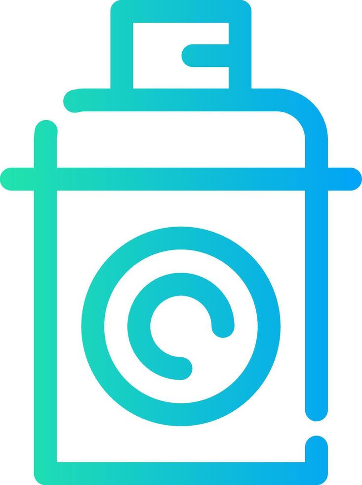 Spray Paint Creative Icon Design vector
