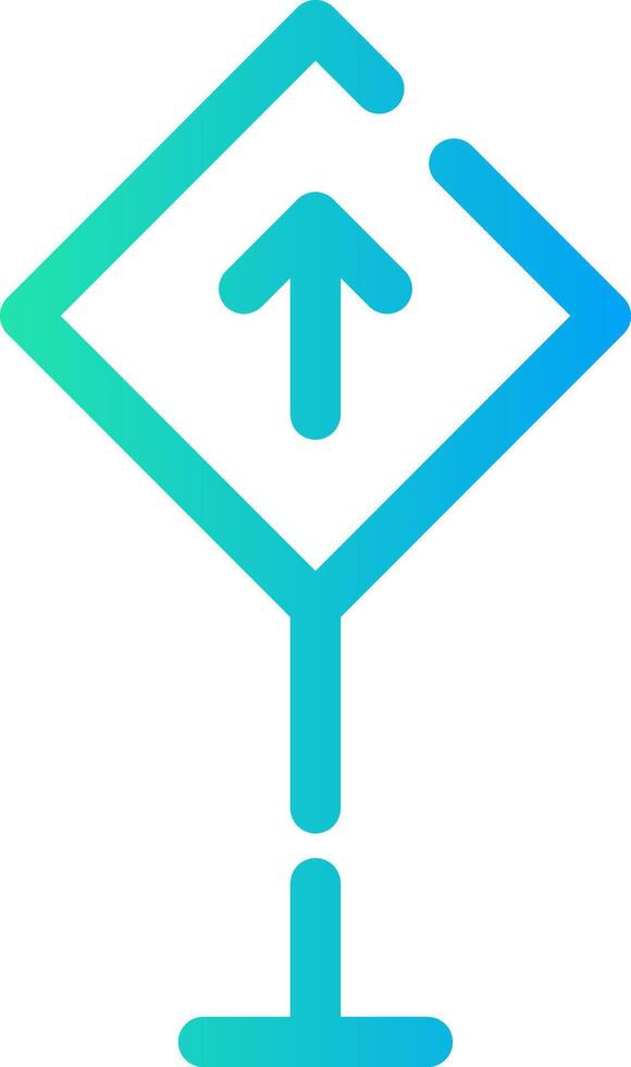 Road Sign Creative Icon Design vector