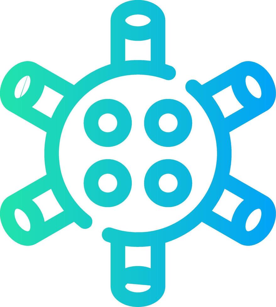 Virus Creative Icon Design vector