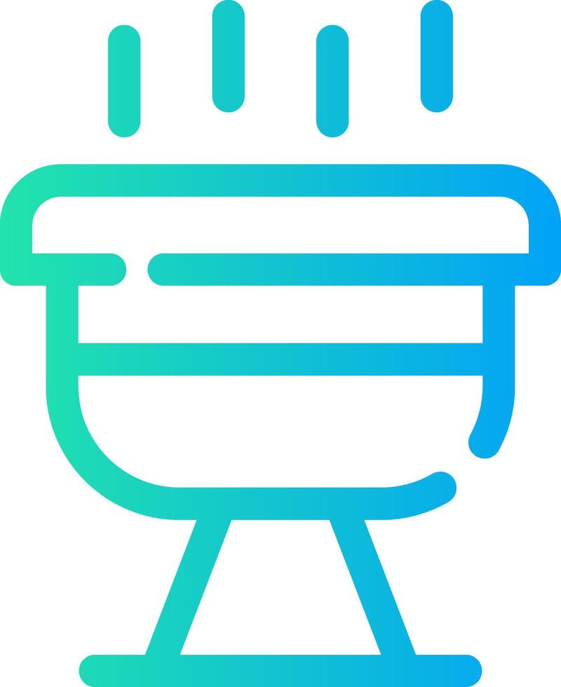 diseño de icono creativo de barbacoa vector