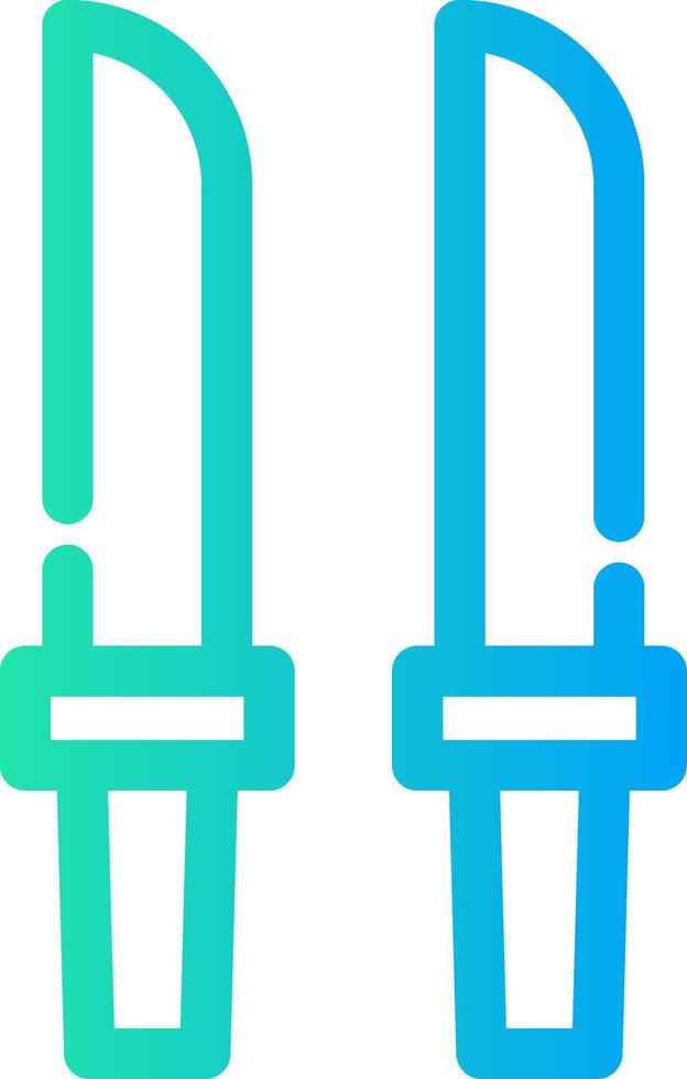 Katana Creative Icon Design vector